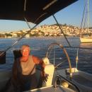 We sailed across to Poros and had a very nice meal at George